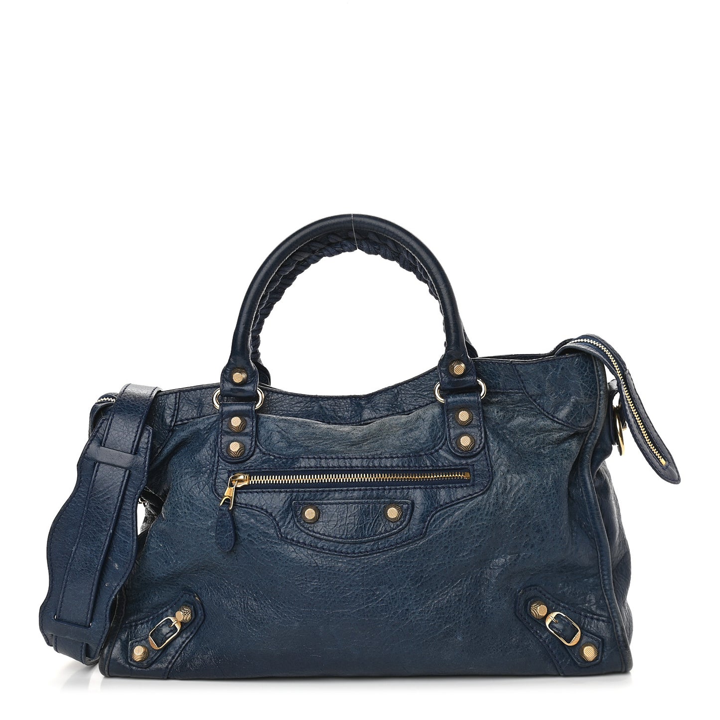 Agneau Giant 12 Gold Hardware City Bleu Mineral