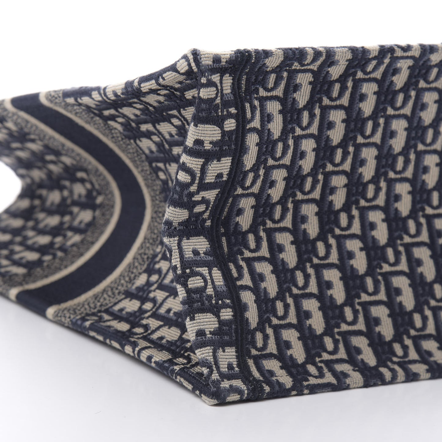Oblique Book Tote Blue Multicolor