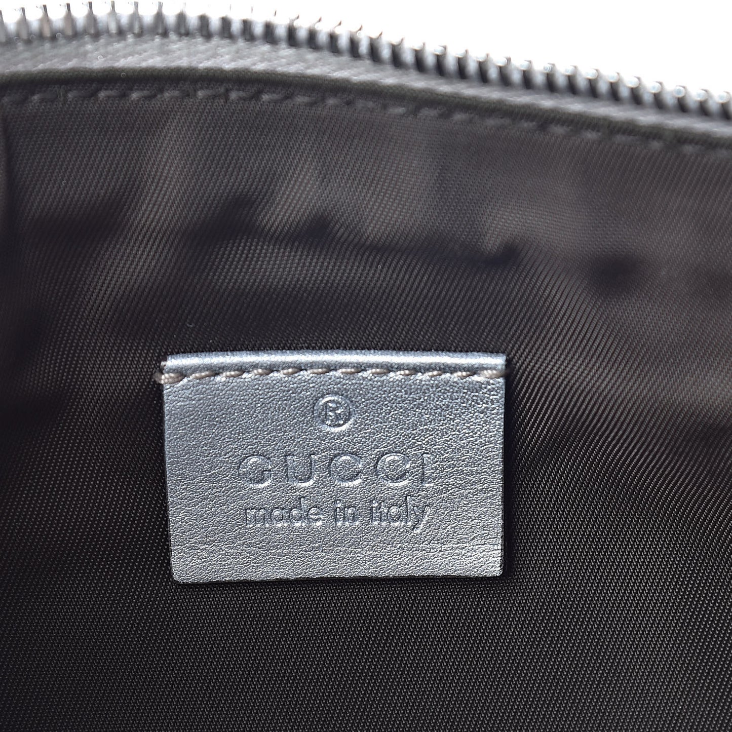 Guccissima New Britt Wristlet Silver