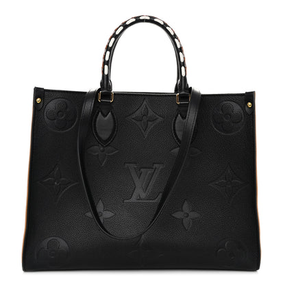 Louis Vuitton Empreinte Monogram Giant Wild At Heart Onthego MM Black 1 of 10
