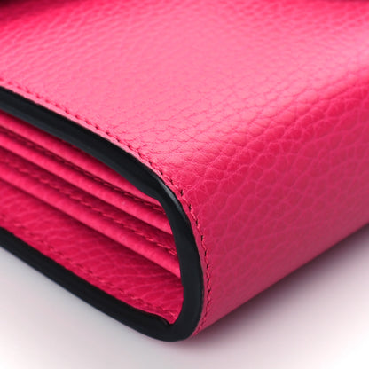 Gucci Dollar Calfskin Crystal Mini Dionysus Chain Wallet Box Pink 8 of 10