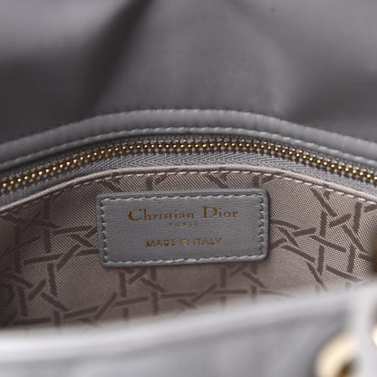 Christian Dior Lambskin Cannage Small Lucky Badges My Lady Dior Grey 6 of 13