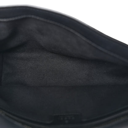 Gucci Patent Calfskin Matelasse Monochrome Small GG Marmont Shoulder Bag Black 5 of 11