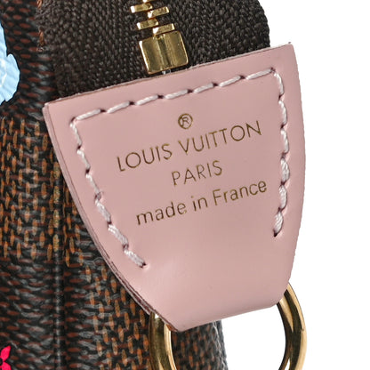 Louis Vuitton Damier Ebene 2020 Christmas Animation Big Wheel Mini Pochette Accessories Rose Ballerine 7 of 10