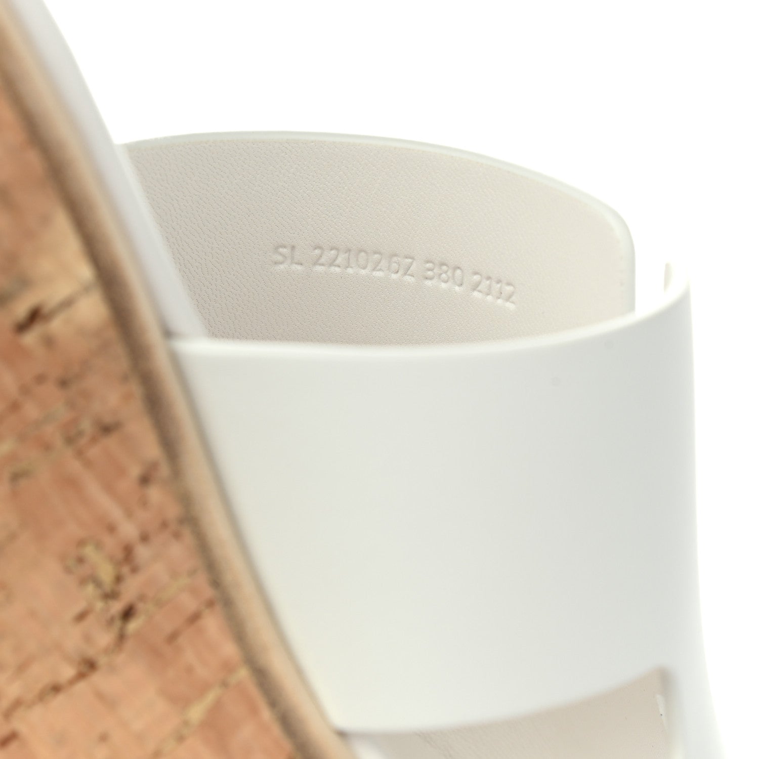 Hermes Calfskin Cork Eze 30 Sandals 38 White 8 of 10