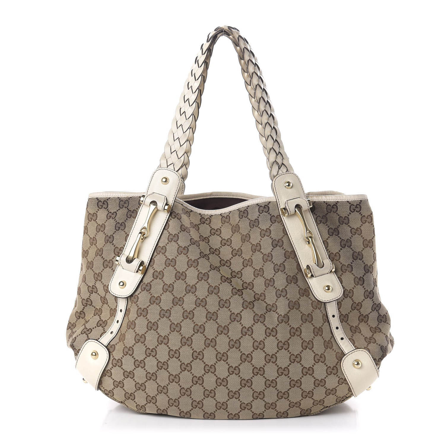 Gucci Monogram Medium Pelham Shoulder Bag Off White 1 of 12