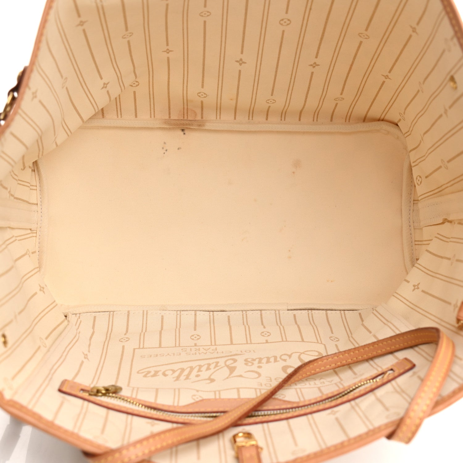 Louis Vuitton Damier Azur Neverfull MM 8 of 23