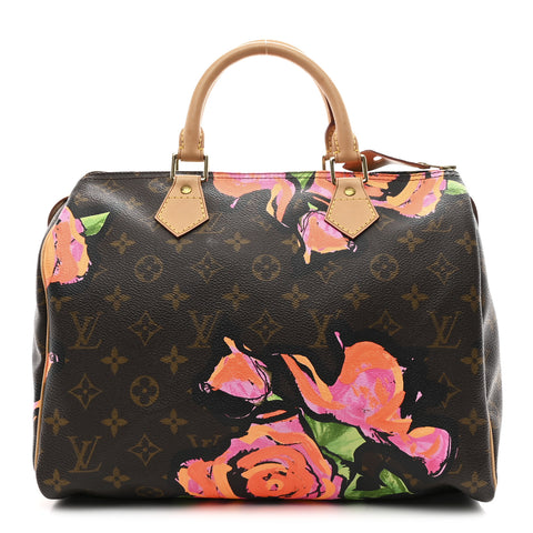 Monogram Roses Speedy 30