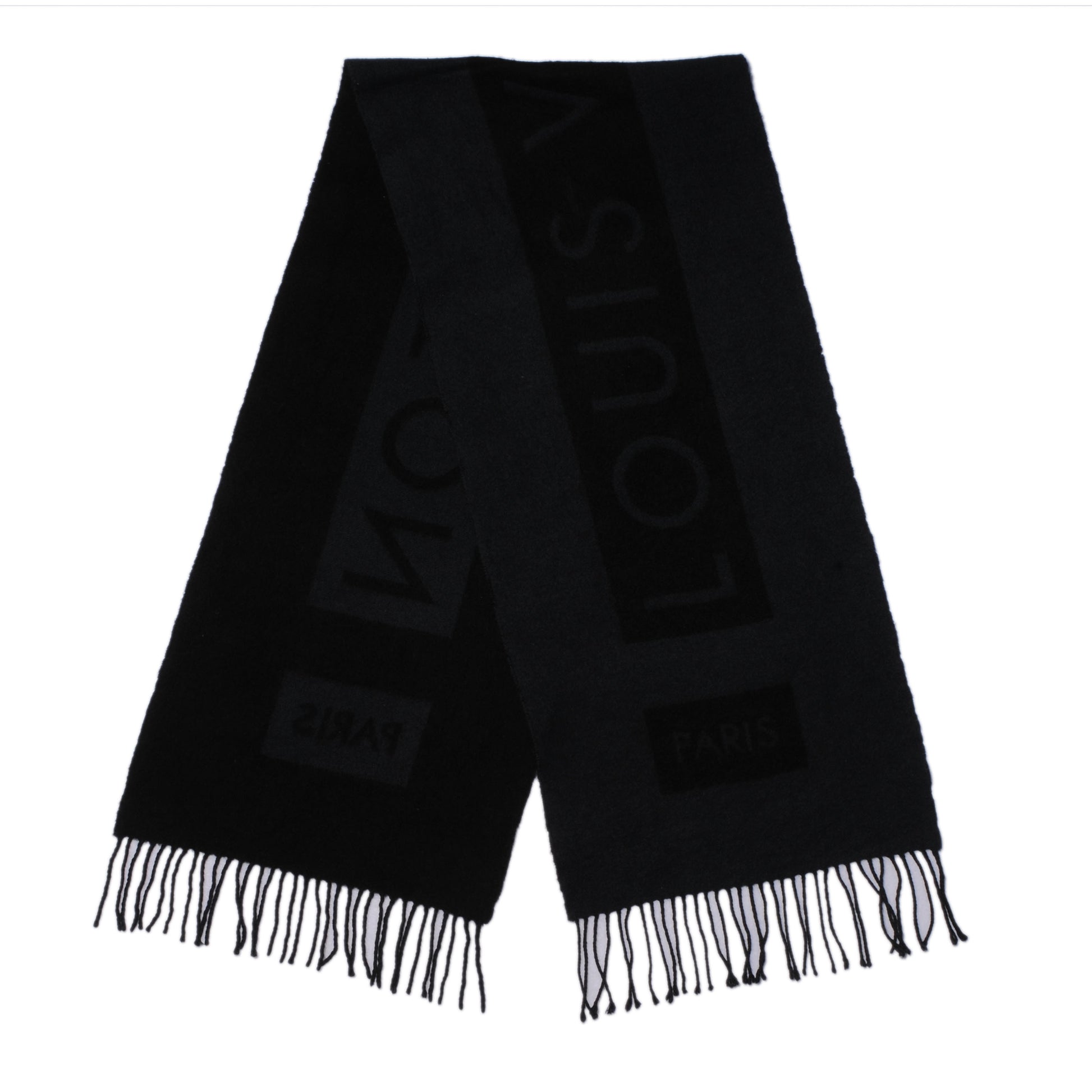 Louis Vuitton Cashmere Baroda Scarf Black 1 of 3