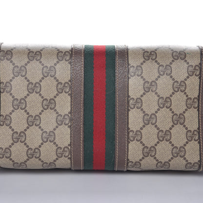 Gucci GG Plus Monogram Vintage Web Small Boston Dark Brown 25 of 25
