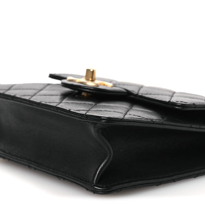 Chanel Goatskin Quilted Chic Pearls Flap Black 10 of 10