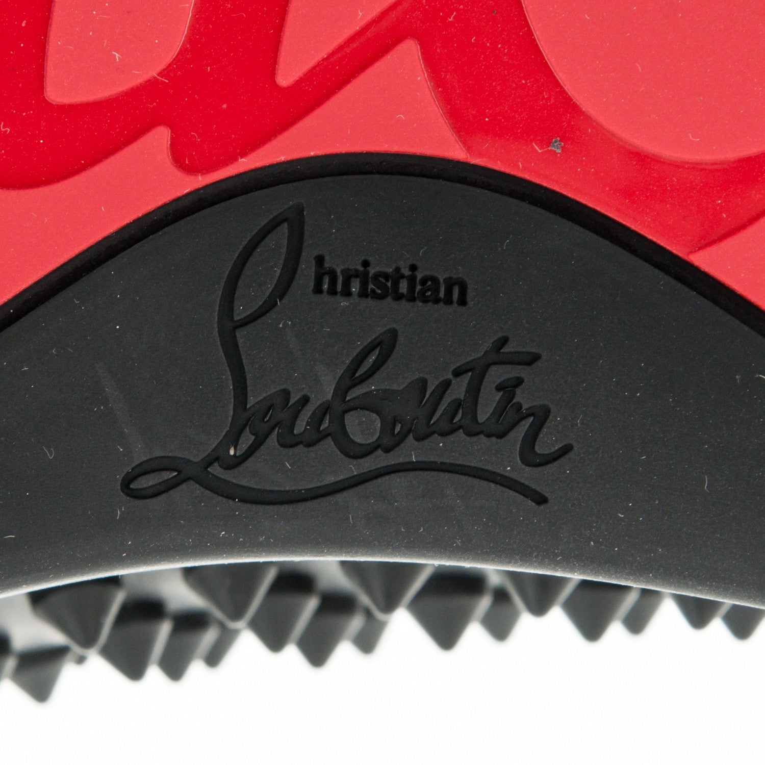 Christian Louboutin Mens Calfskin Spikes Roller Boat Flat 41 Black 6 of 9
