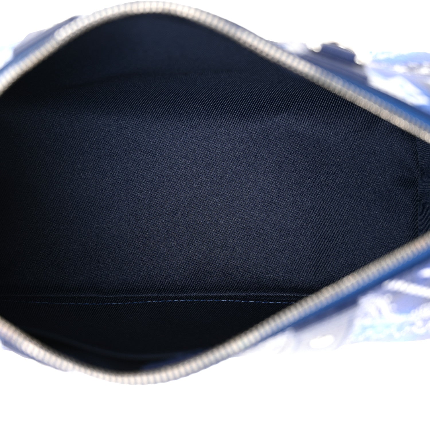 Louis Vuitton Cowhide Monogram Bandana City Keepall Blue 5 of 9