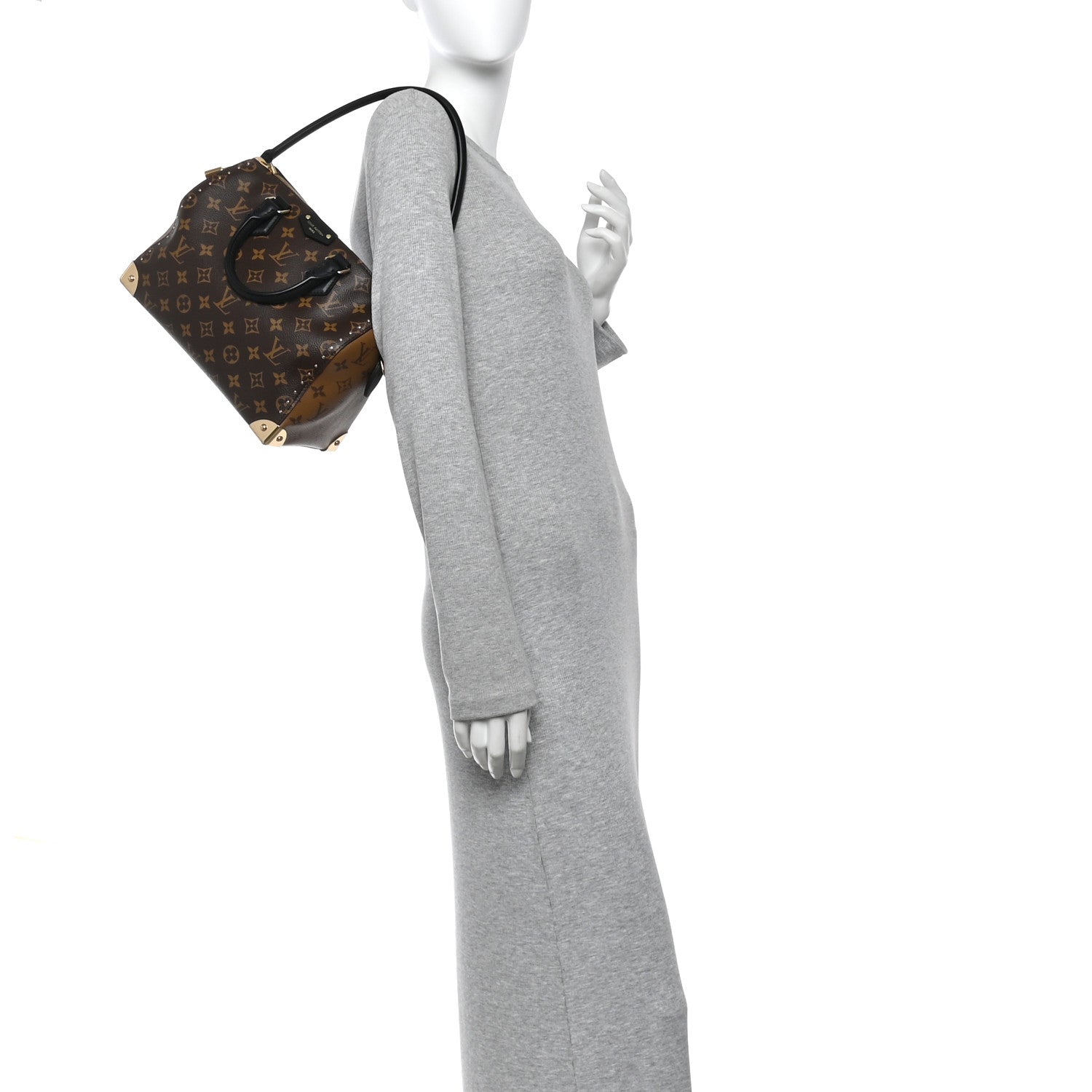 Louis Vuitton Reverse Monogram Speedy Trunk 25 2 of 9