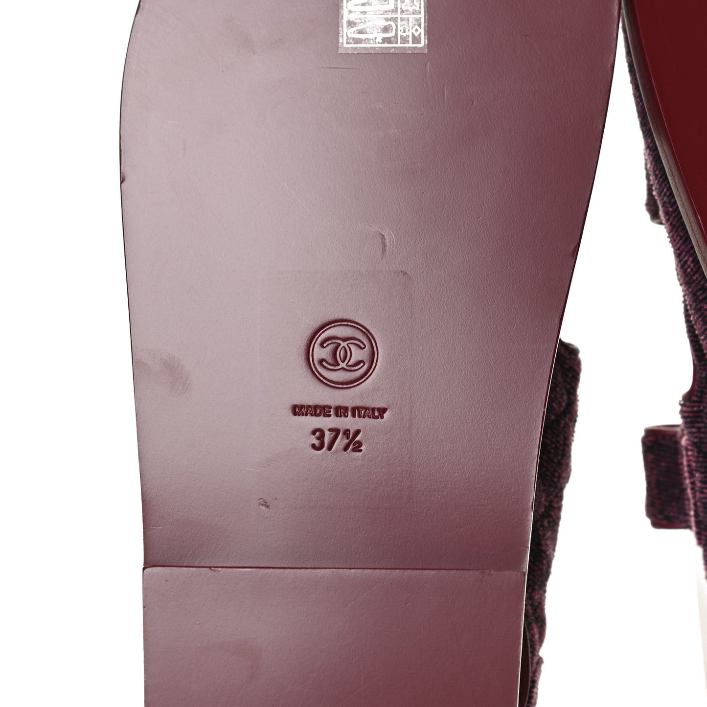 Velvet Velcro Dad Sandals 37.5 Pink
