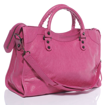 Balenciaga Agneau Classic Hardware City Cyclamen Fucsia 3 of 7