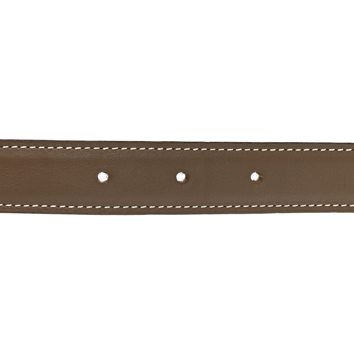 Hermes Swift Epsom 24mm Gamma Belt 90 36 White Etoupe 5 of 9
