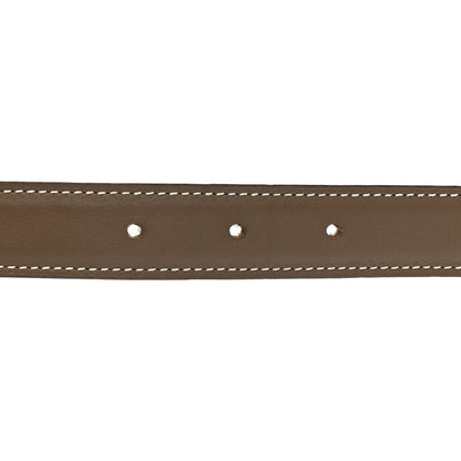Hermes Swift Epsom 24mm Gamma Belt 90 36 White Etoupe 5 of 9