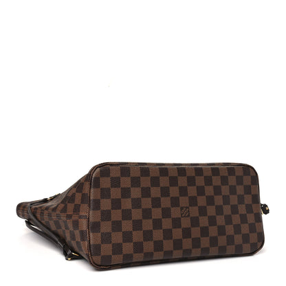 Louis Vuitton Damier Ebene Neo Neverfull MM Rose Ballerine 5 of 11
