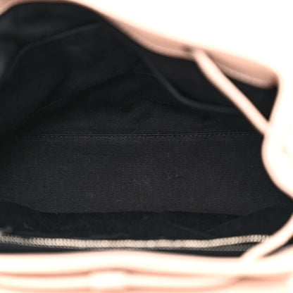 Saint Laurent Calfskin Y Quilted Monogram Small Loulou Backpack Marble Pink 5 of 11