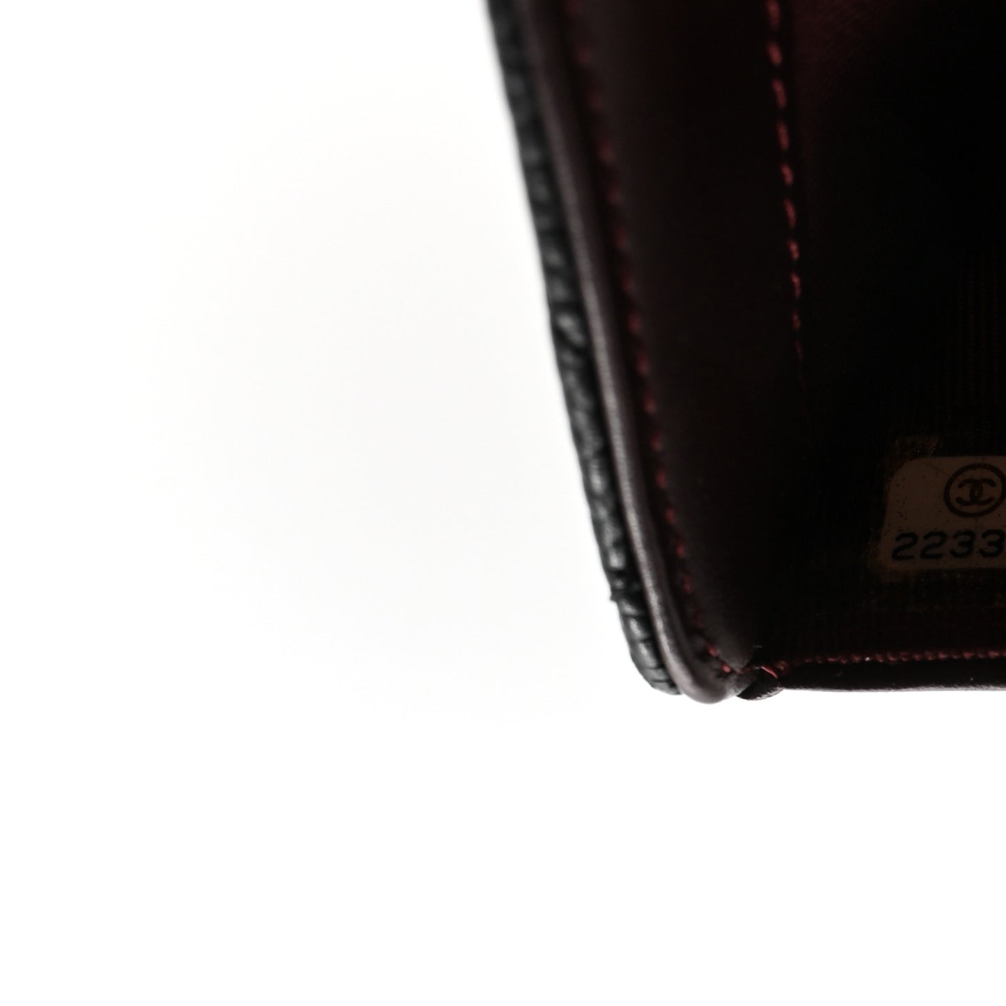 Caviar Quilted Zipped Pocket Wallet Black