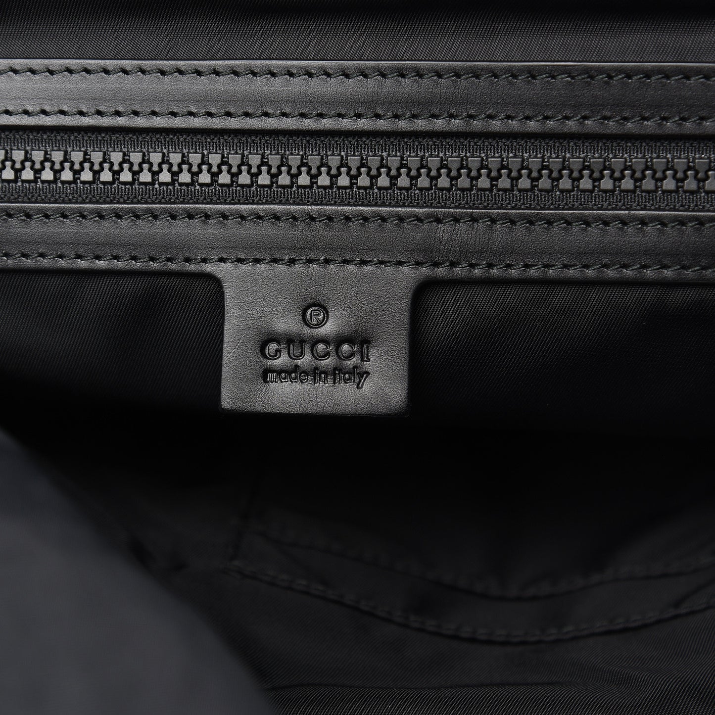 Techno Canvas Web Double Buckle Backpack Black