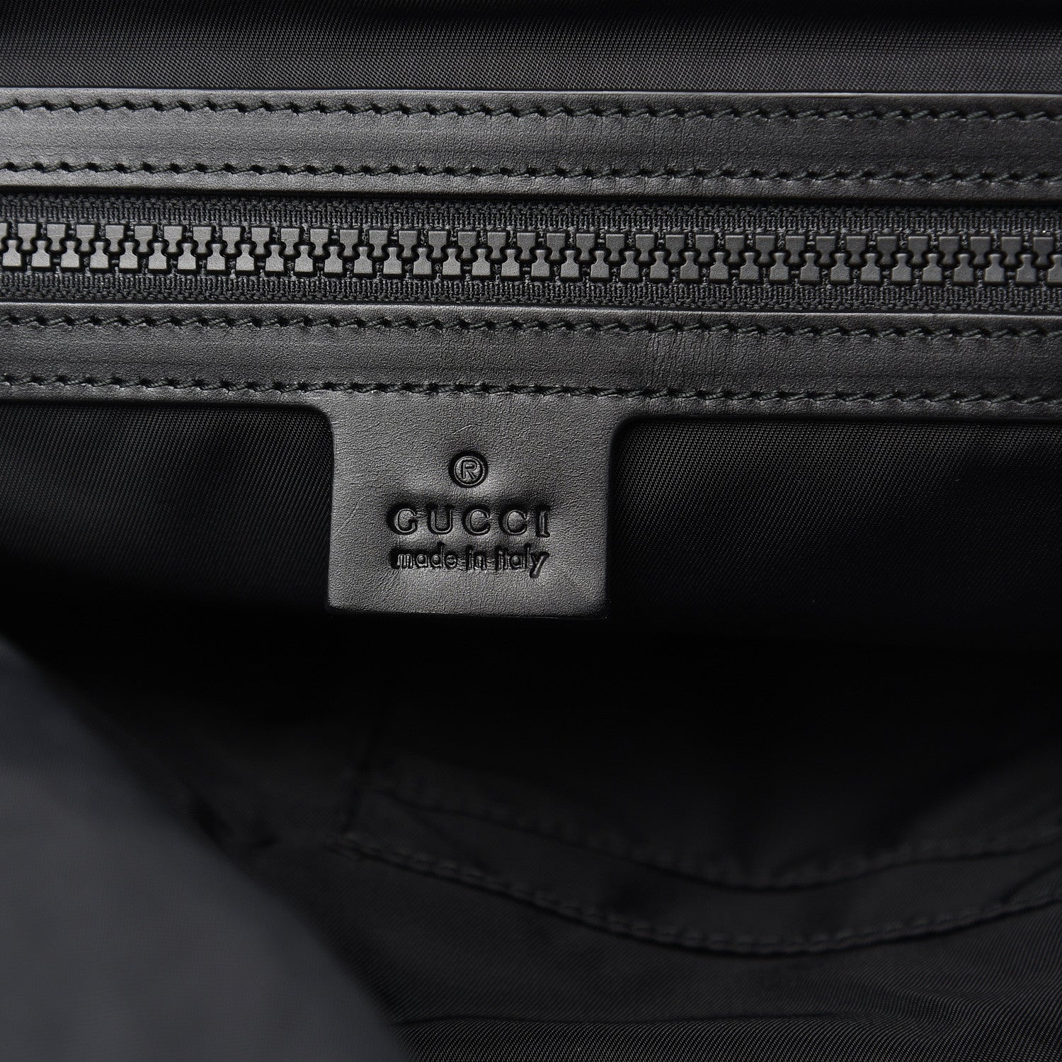 Gucci Techno Canvas Web Double Buckle Backpack Black 6 of 8