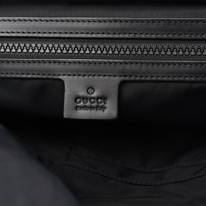 Gucci Techno Canvas Web Double Buckle Backpack Black 6 of 8