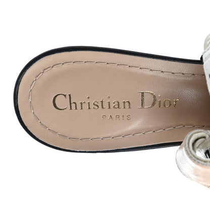 Christian Dior Technical Canvas Ribbon J Adior Slingback 65mm Pumps 38 Black 7 of 8
