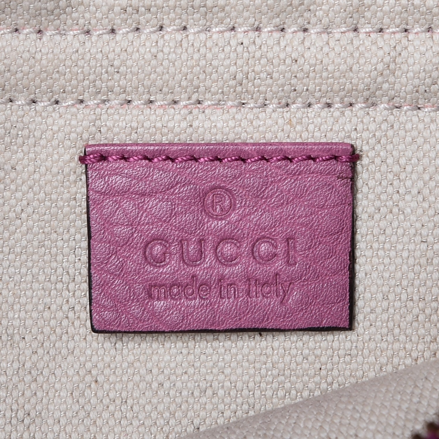Gucci Pebbled Calfskin Piston Broadway Evening Bag Fresia Rose 6 of 8