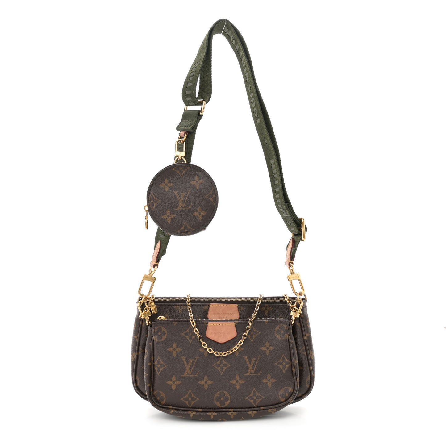 Monogram Multi Pochette Accessories Kaki