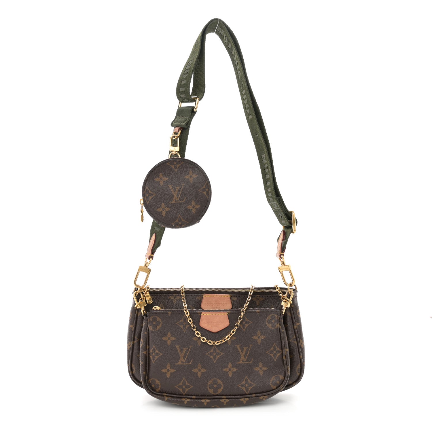 Louis Vuitton Monogram Multi Pochette Accessories Kaki 1 of 13