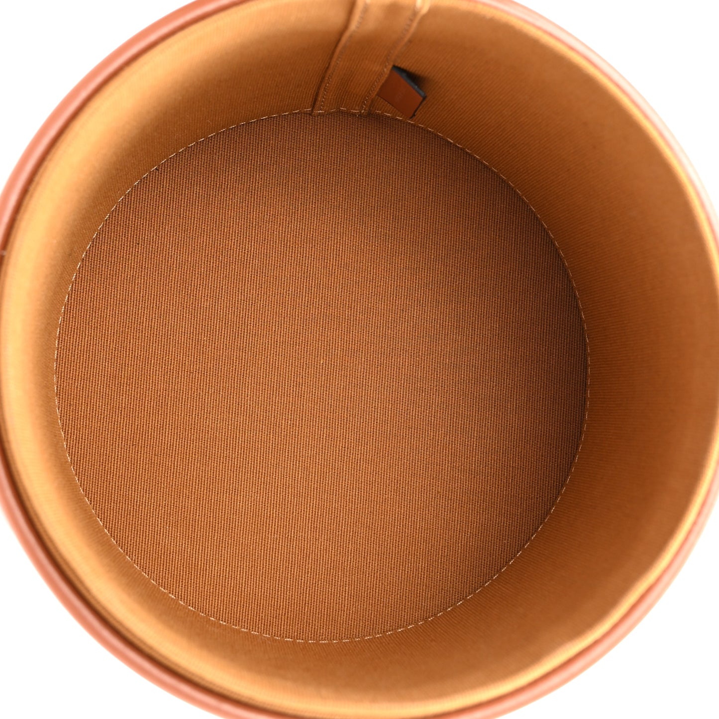 Calfskin Triomphe Canvas Medium Tambour Bag Tan Tan
