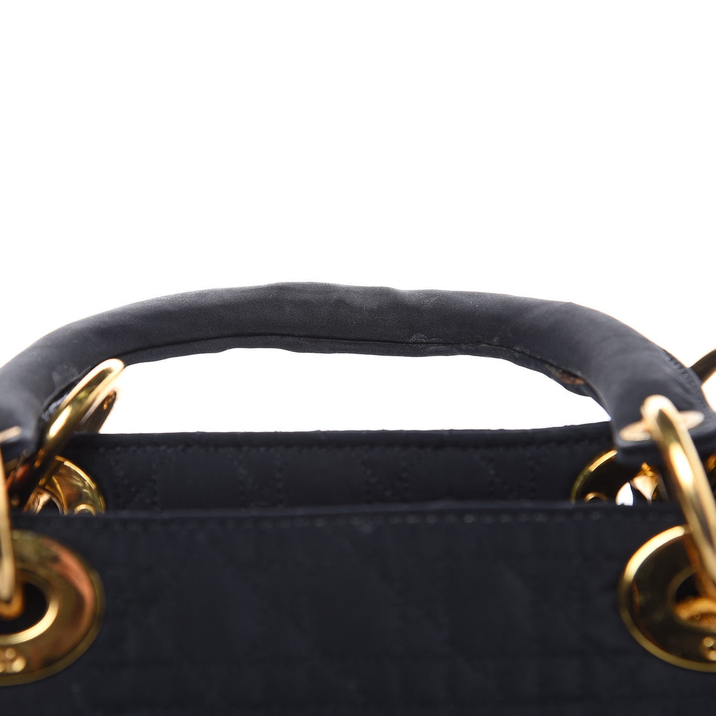 Nylon Cannage Large Lady Dior Black