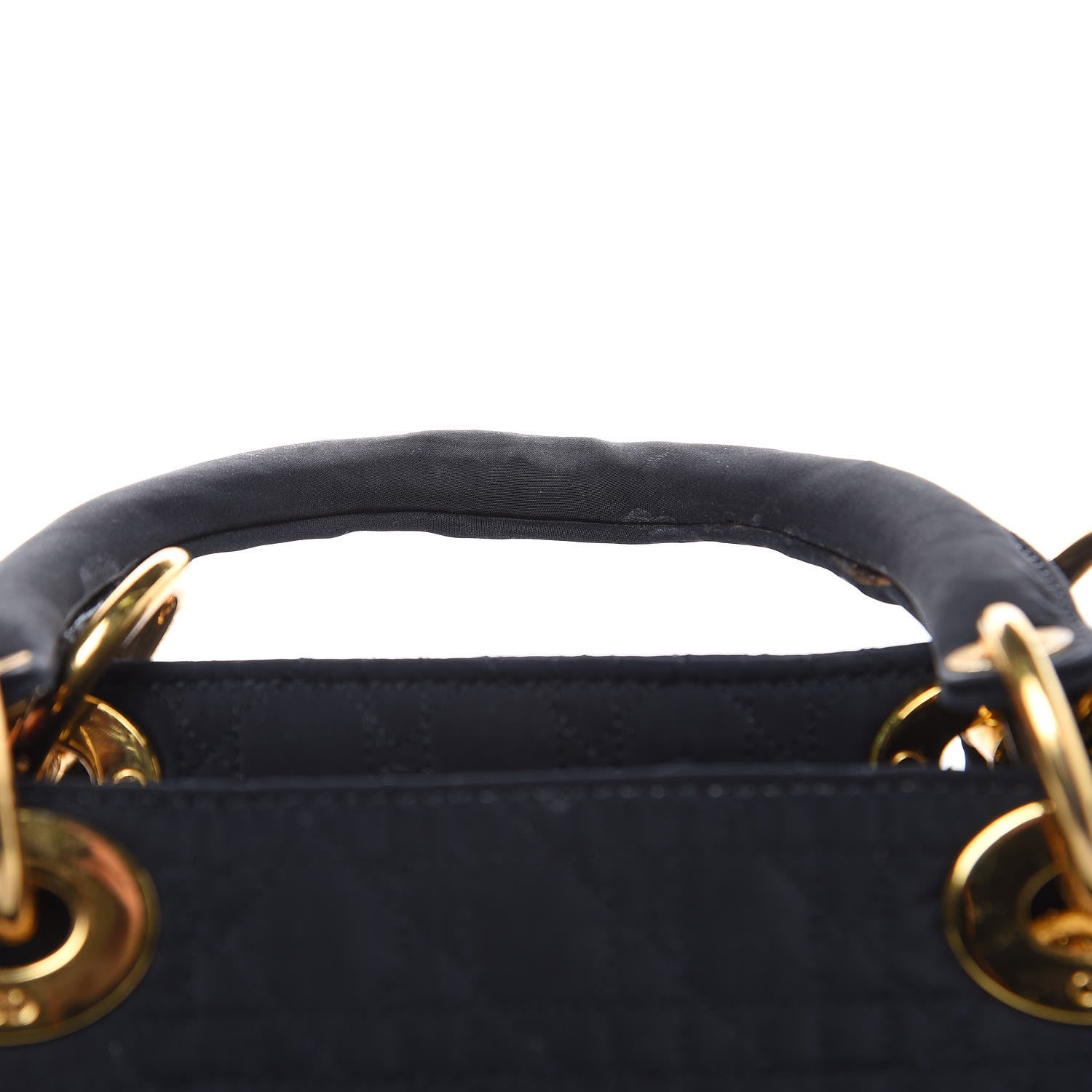 Christian Dior Nylon Cannage Large Lady Dior Black 15 of 16