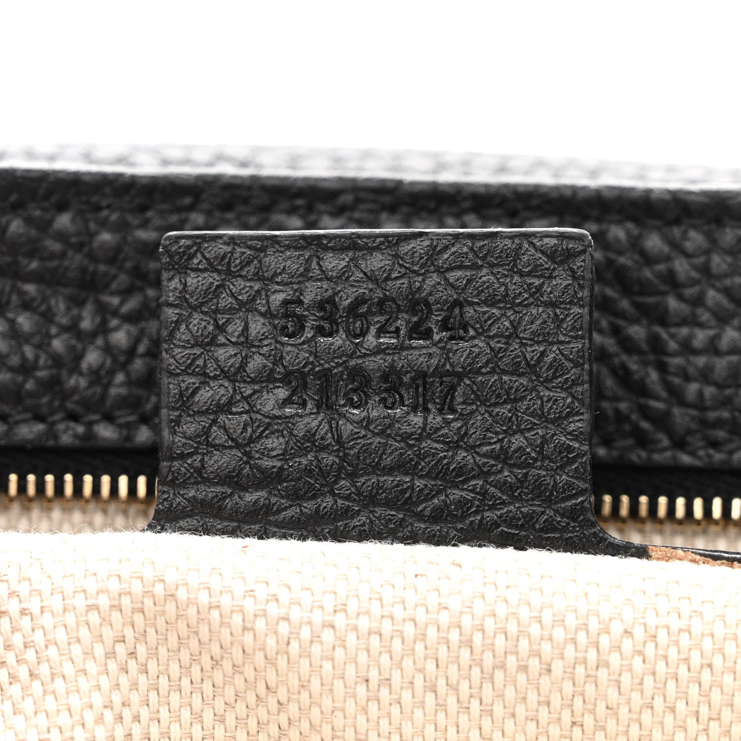 Gucci Pebbled Calfskin Medium Soho Flap Crossbody Black 7 of 10