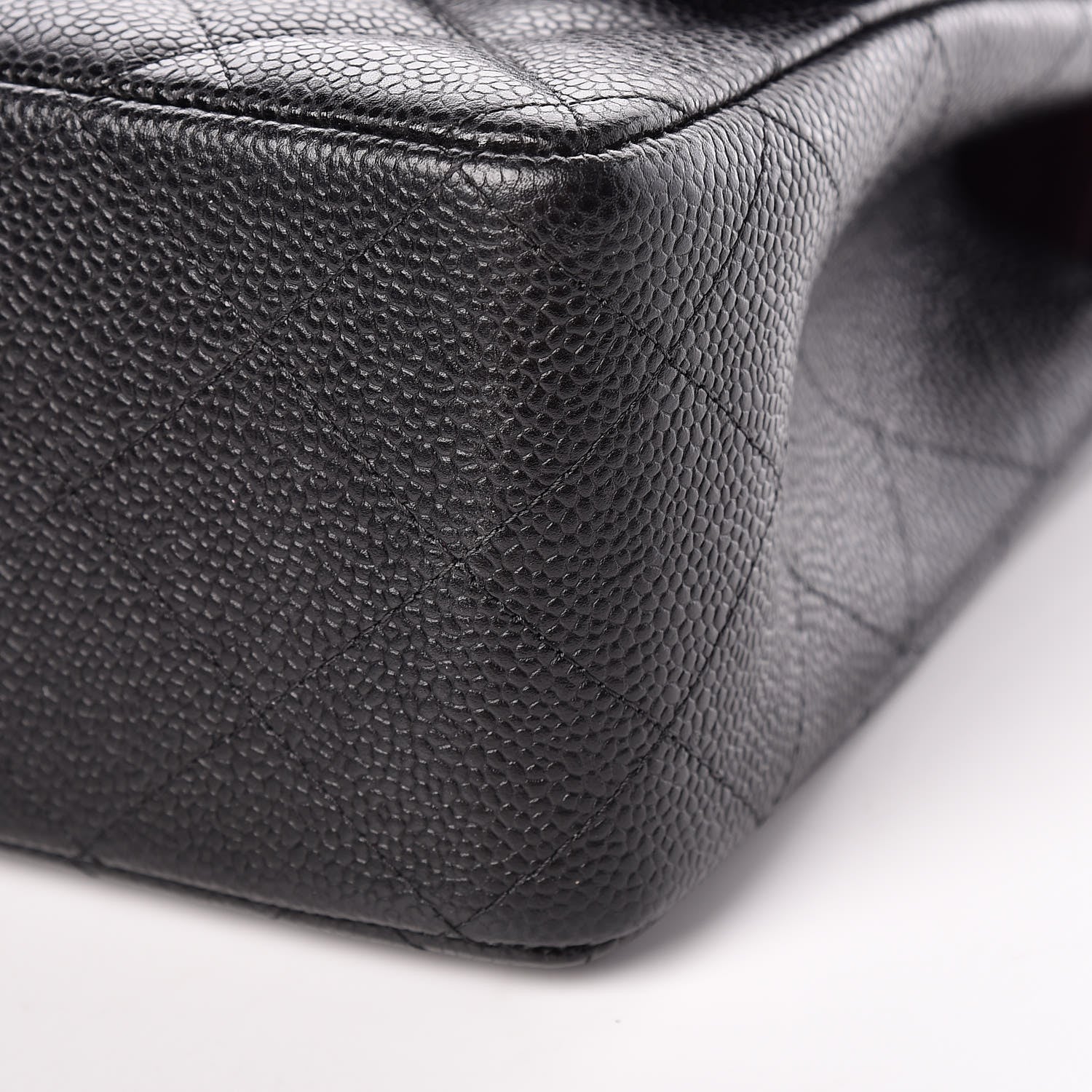 Chanel Caviar Quilted Jumbo Double Flap Black 10 of 11