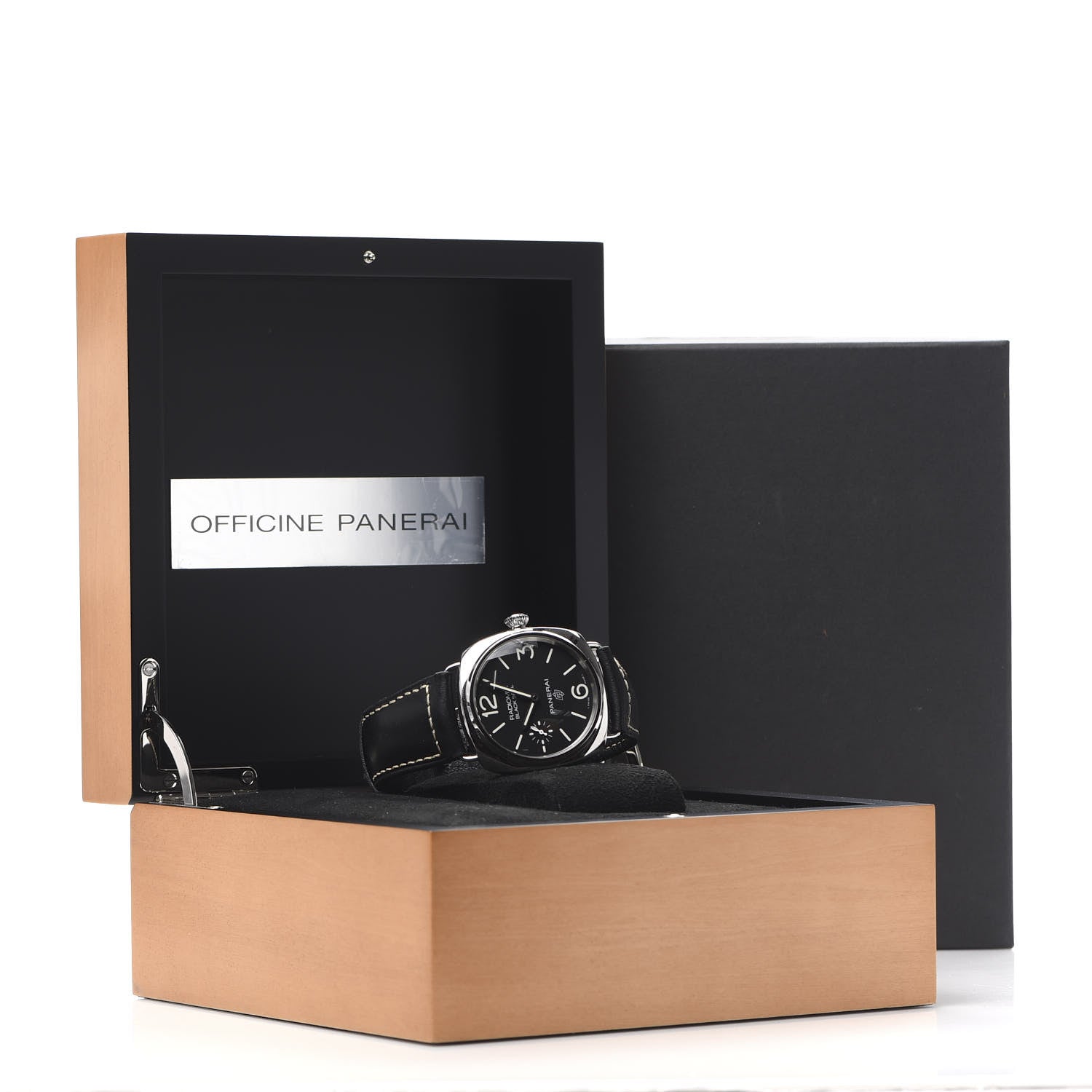 Panerai Stainless Steel Calfskin 45mm Radiomir Black Seal Logo Manual Winding Watch Black PAM00754 6 of 6