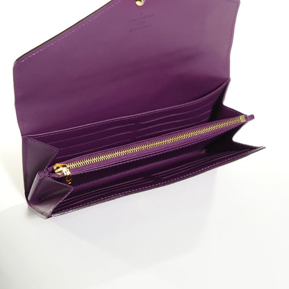 Louis Vuitton Vernis Sarah Wallet NM Amethyste 5 of 7