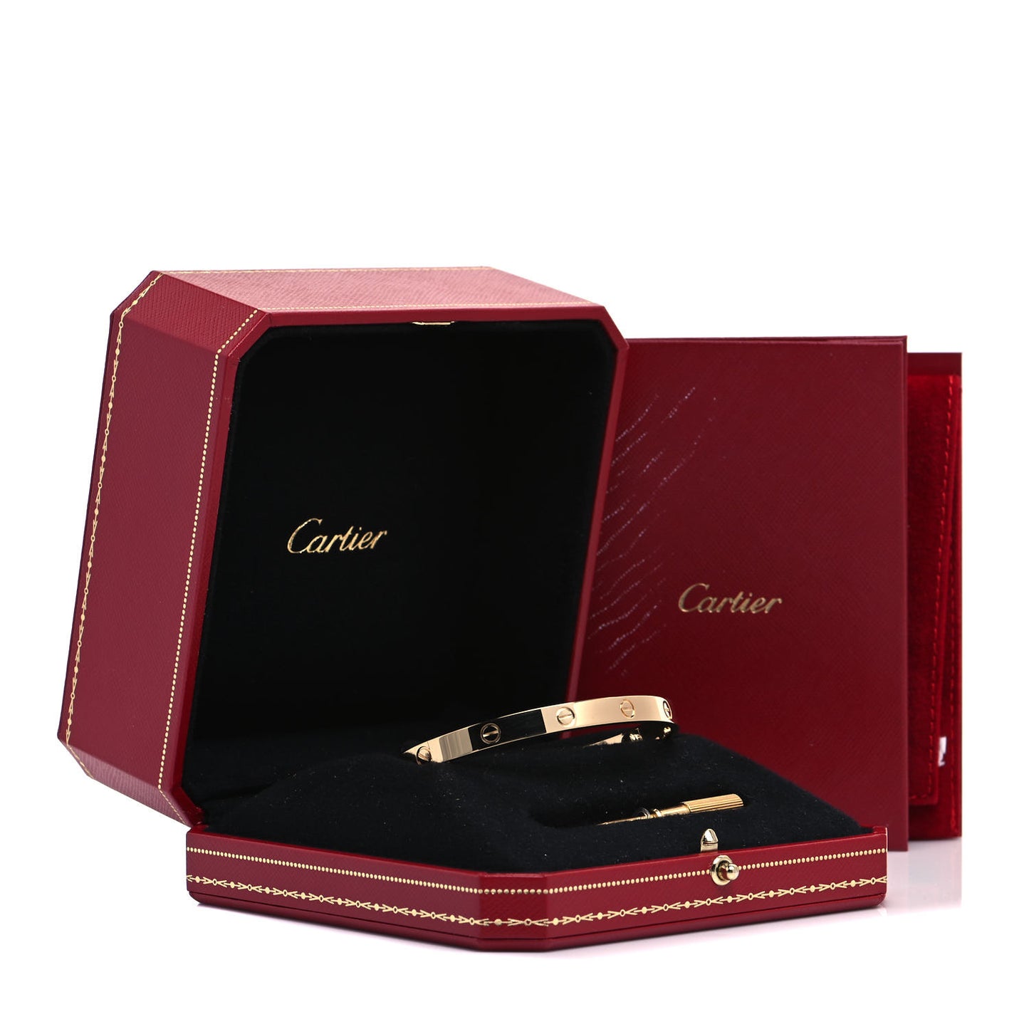 18K Yellow Gold LOVE Bracelet 20