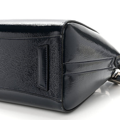 Givenchy Textured Patent Calfskin Small Antigona Storm Blue 10 of 12