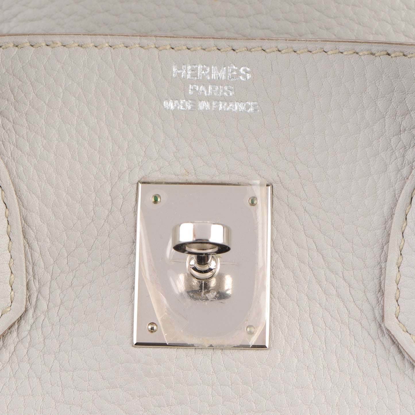 Togo Birkin 35 Gris Perle
