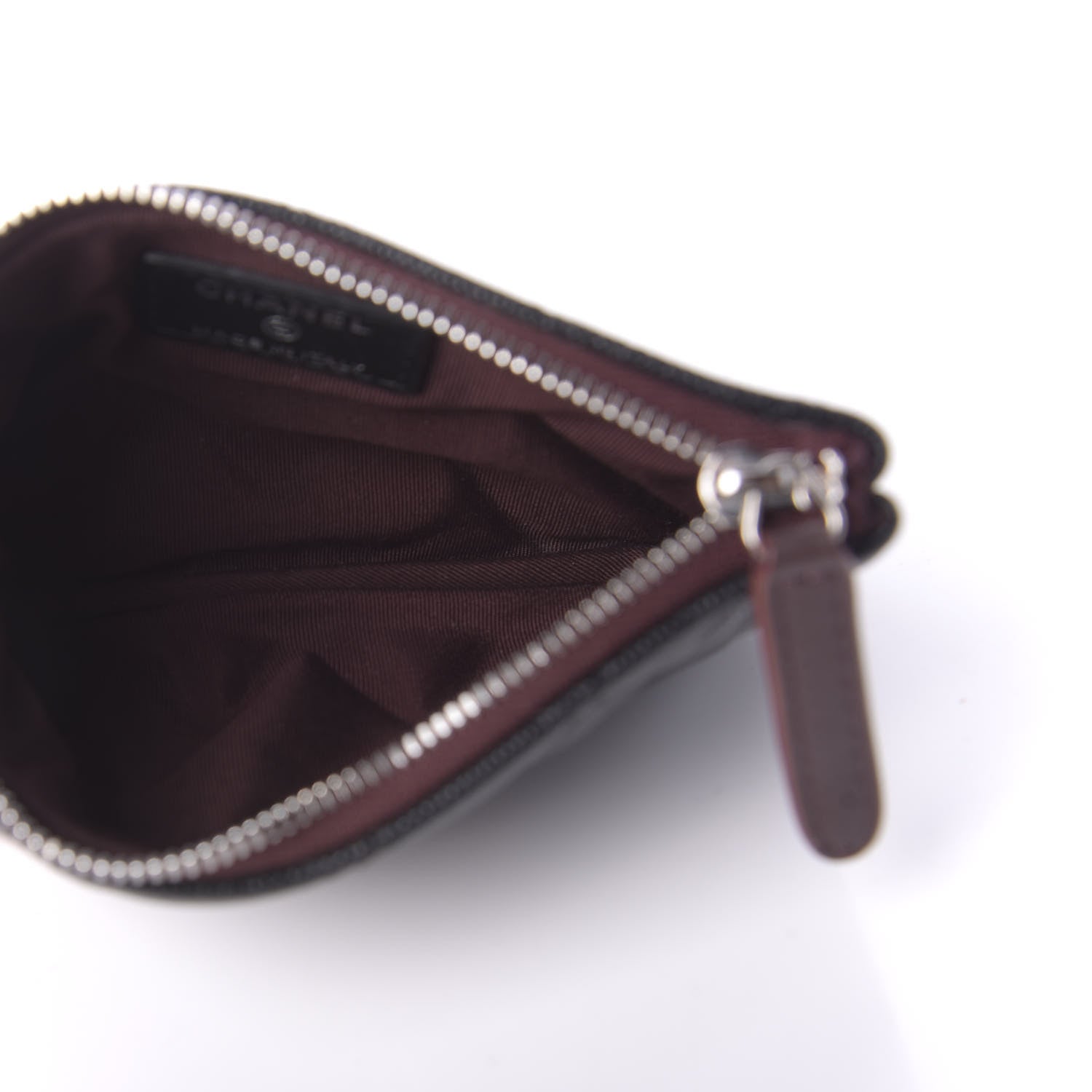 Chanel Caviar Quilted Small Cosmetic Case Black 5 of 8