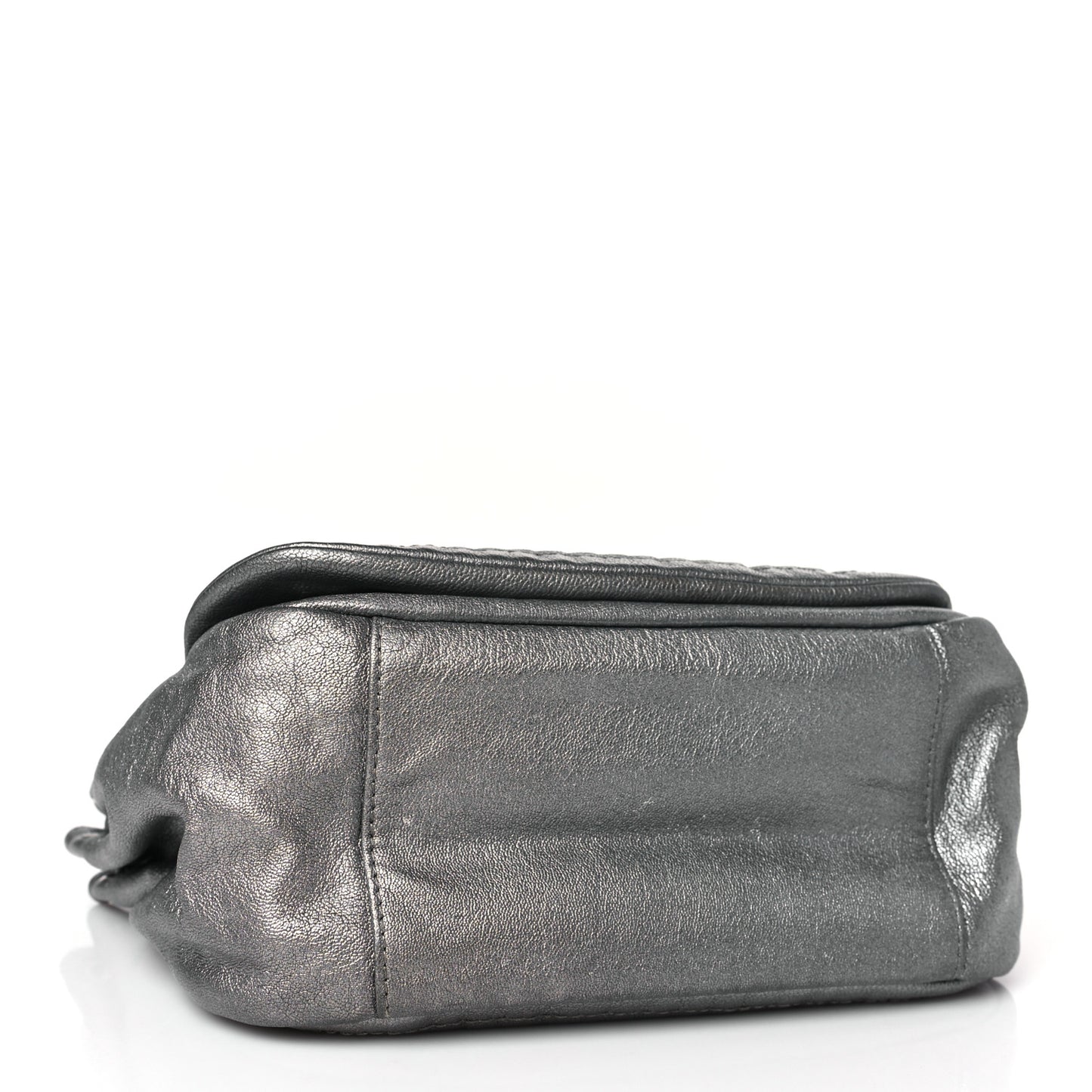 Luxe Ligne Flap Bag Silver