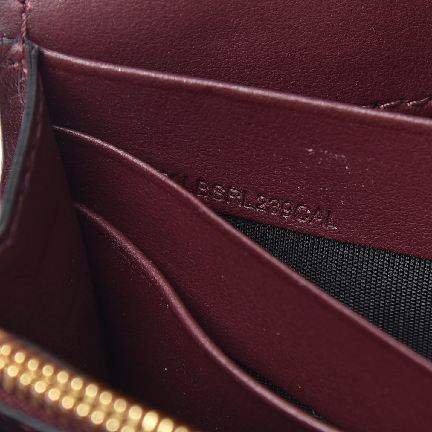 Embossed Calfskin House Check Halton Wallet Dusky Pink Burgundy