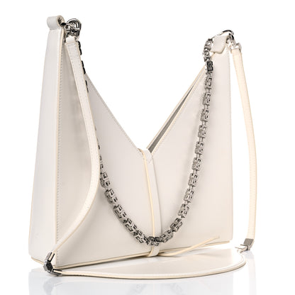 Givenchy Box Calfskin Small Cut Out Shoulder Bag Ivory 4 of 19
