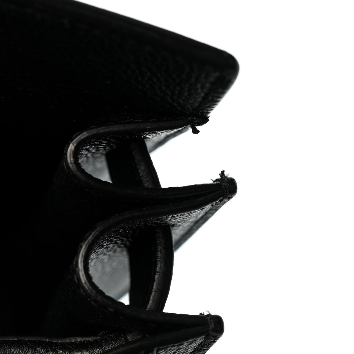 Grained Calfskin Small Sac De Jour Black