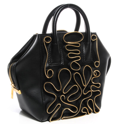 Stella McCartney Faux Leather Small Cavendish Zipper Tote Black 3 of 8