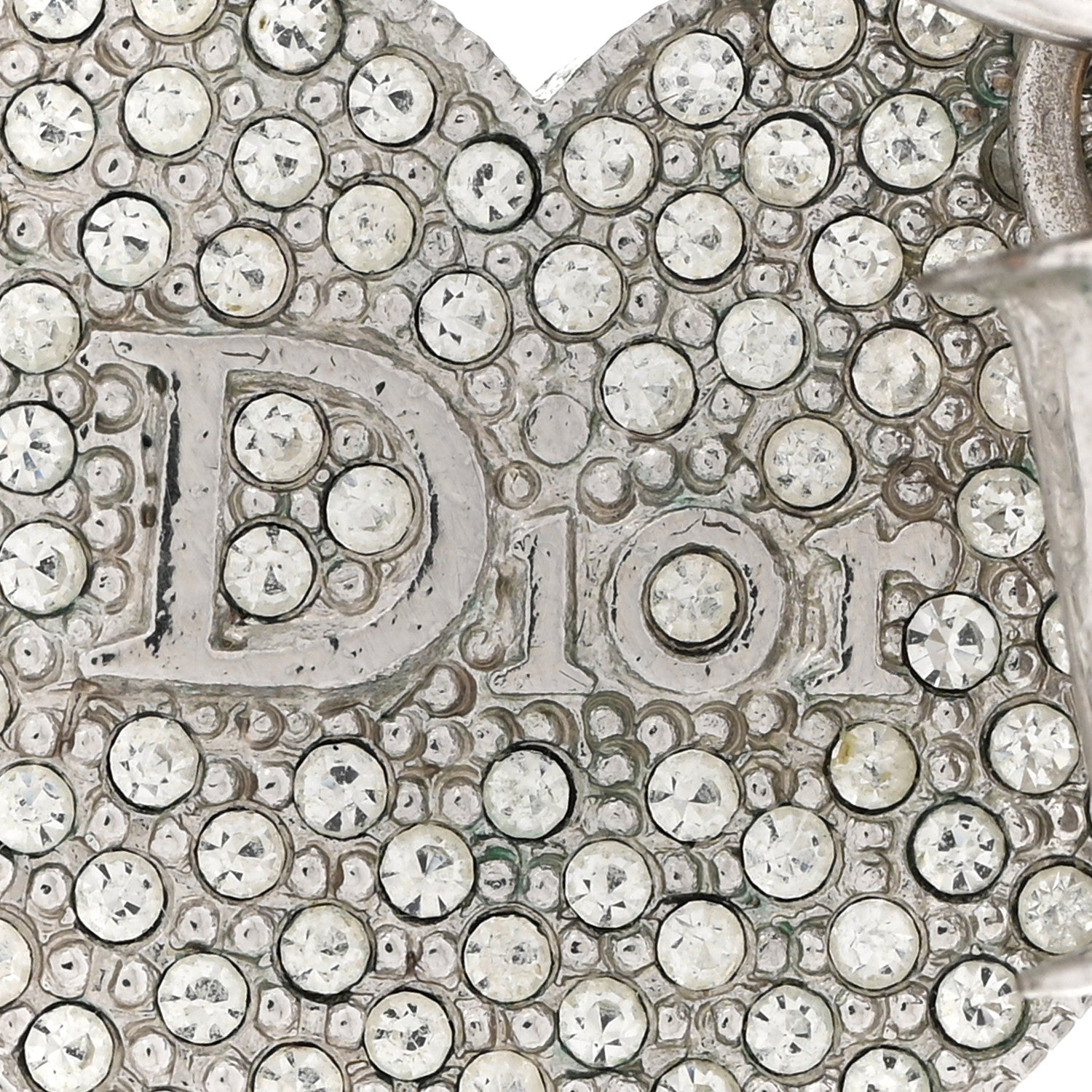 Christian Dior Crystal Heart and Key Necklace 6 of 6