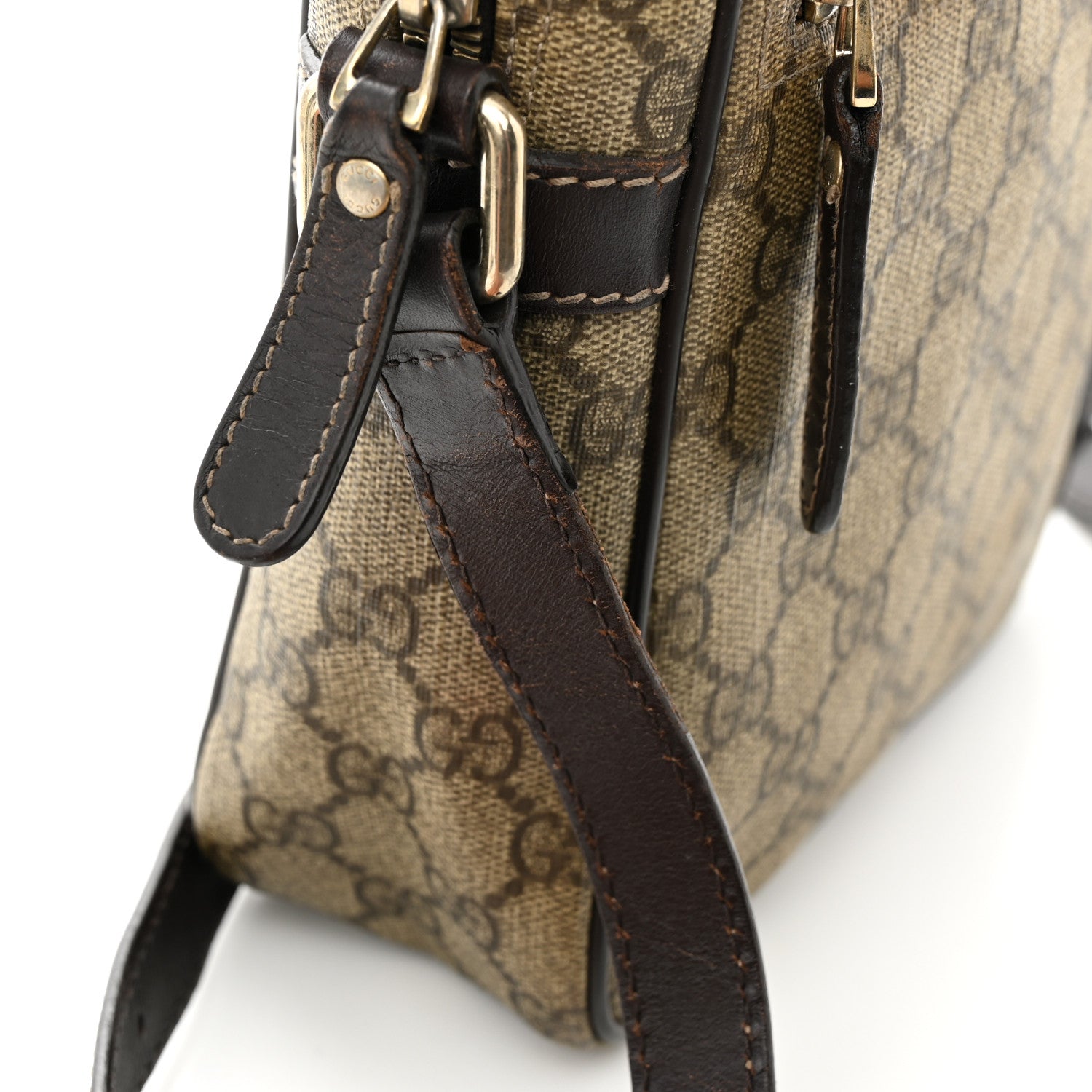 Gucci GG Plus Monogram Messenger Bag Dark Brown 11 of 11